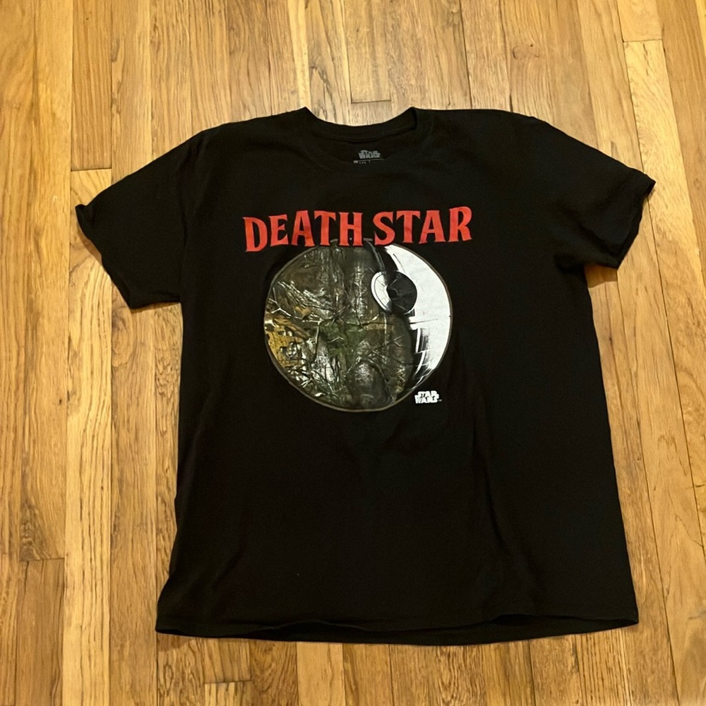 Starts wars x dynasty Death Star black t-shirt size xl